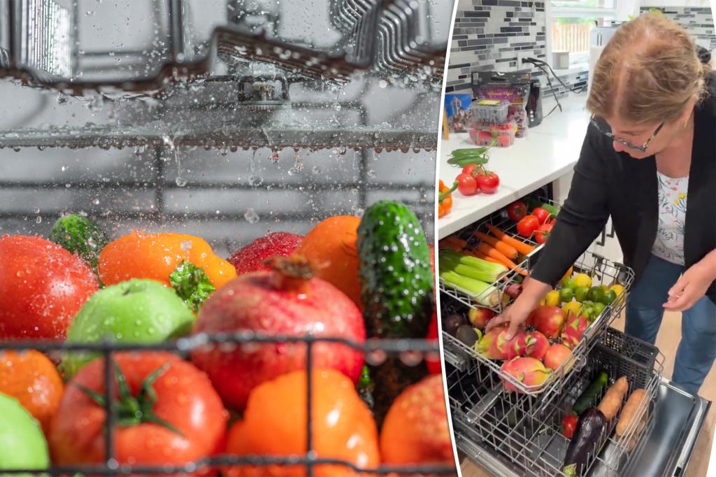 Can you wash fruit and vegetables in the dishwasher? The expert weighs in